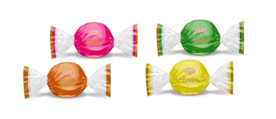 Seval Fruit Bonbon product packaging