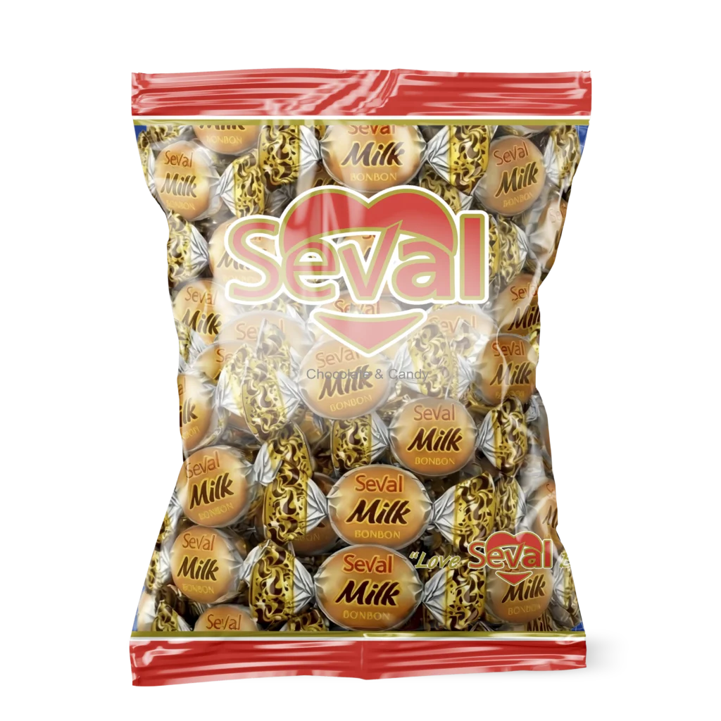 Seval Mini Milk Bonbon bag packaging