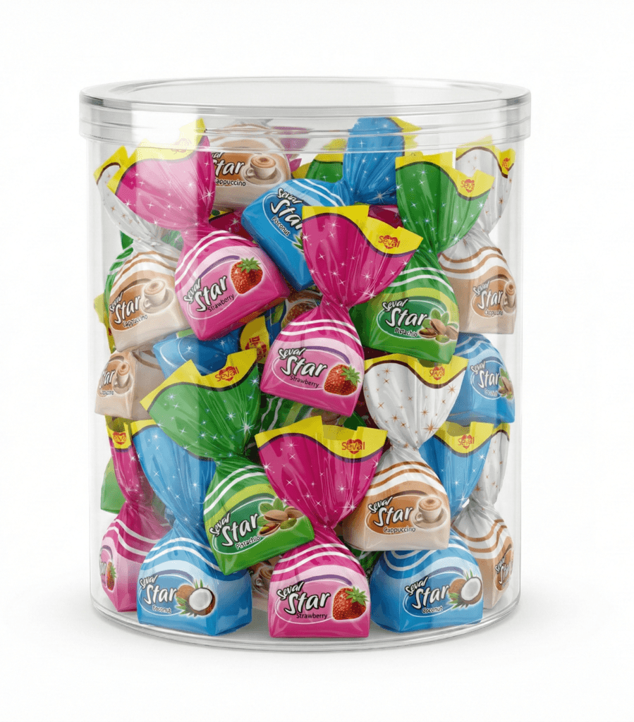 Seval Star chocolate PVC packaging